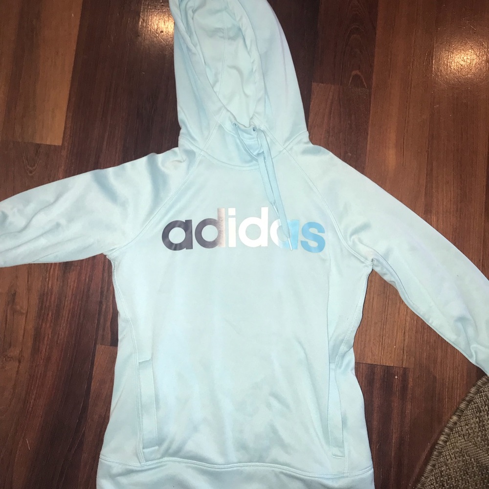 Light blue adidas sweatshirt